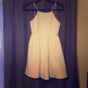 Lulus White Open Back Dress